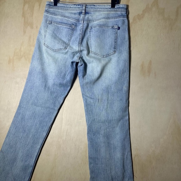 Pilcro By Anthropologie Slim Boyfriend Jeans Distressed Light Wash Size 28 - Picture 10 of 14